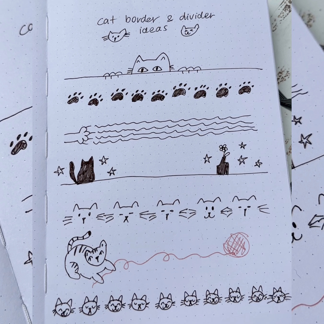 Cat themed dividers