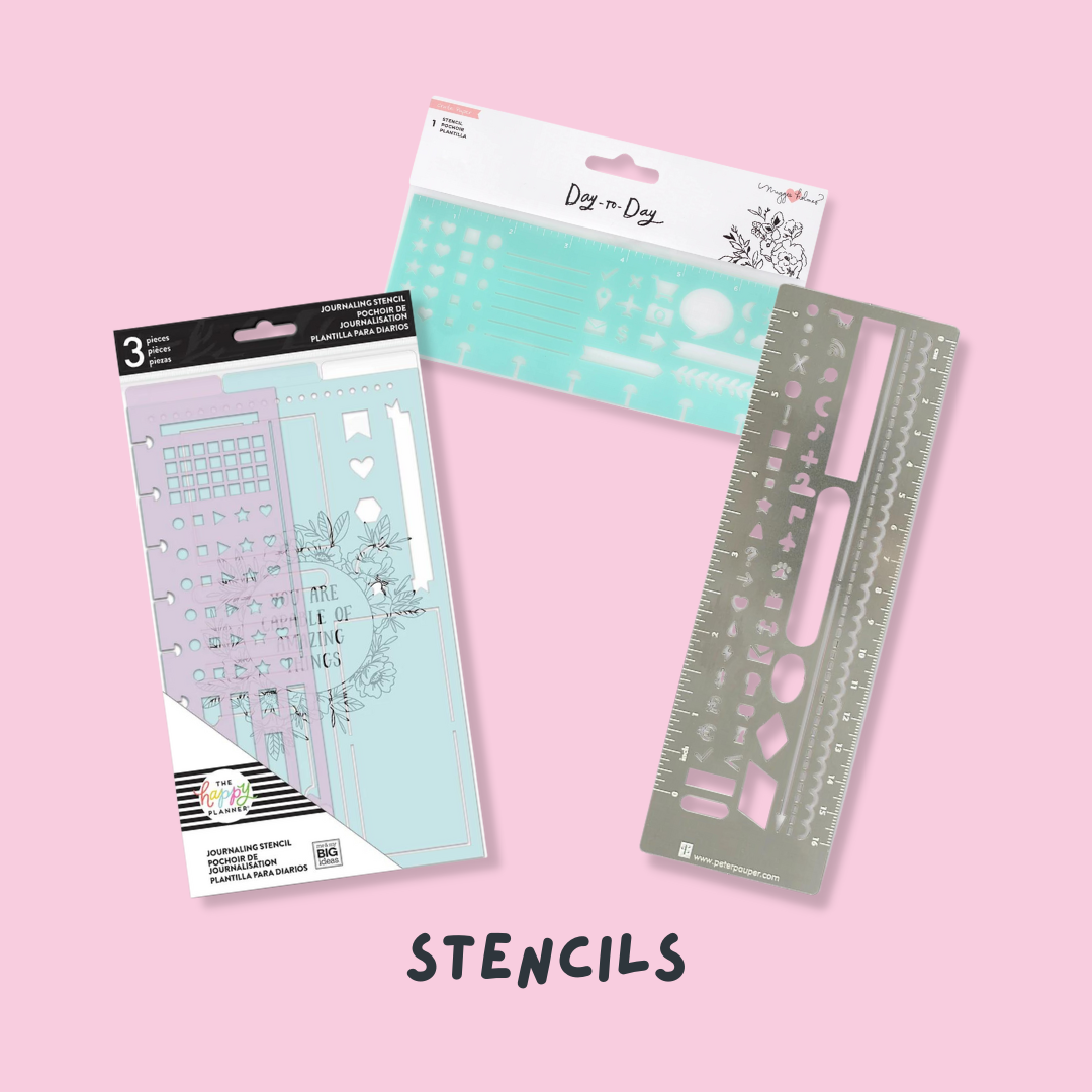 Stencil Rulers for Bullet Journaling