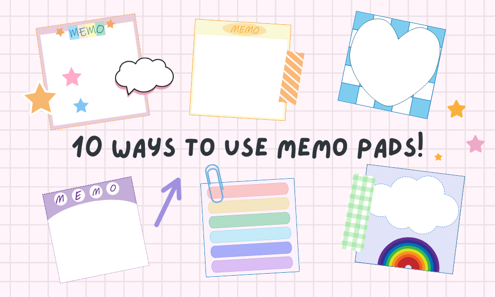 10 ways to use memo pads
