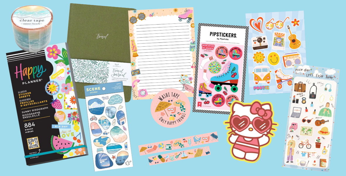 Summer themed stationery