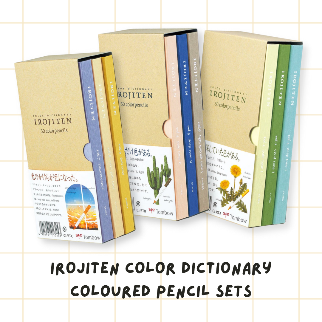 Tombow Irojiten Colour Dictionary Coloured Pencil Sets