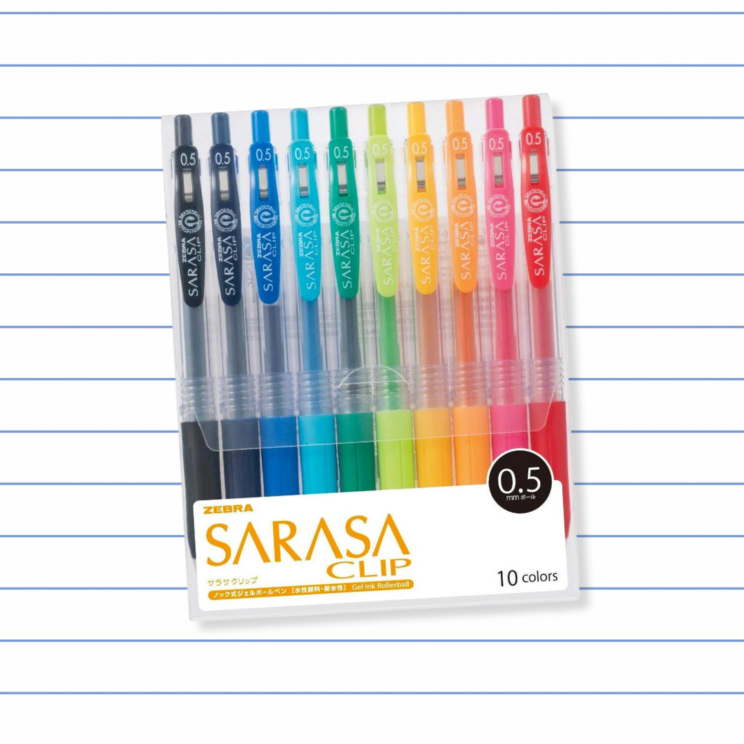 Zebra Sarasa Gel Pens