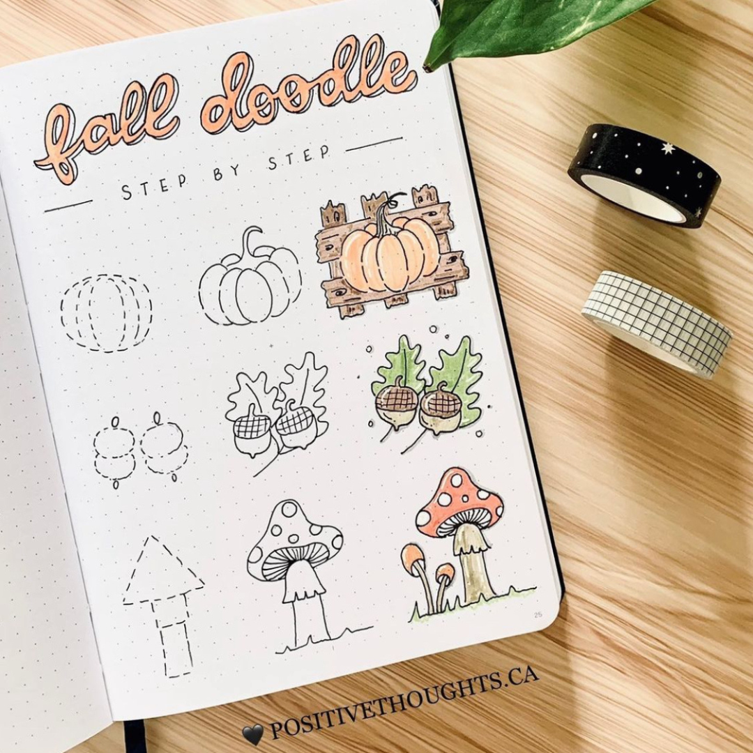 Autumn bujo and doodles