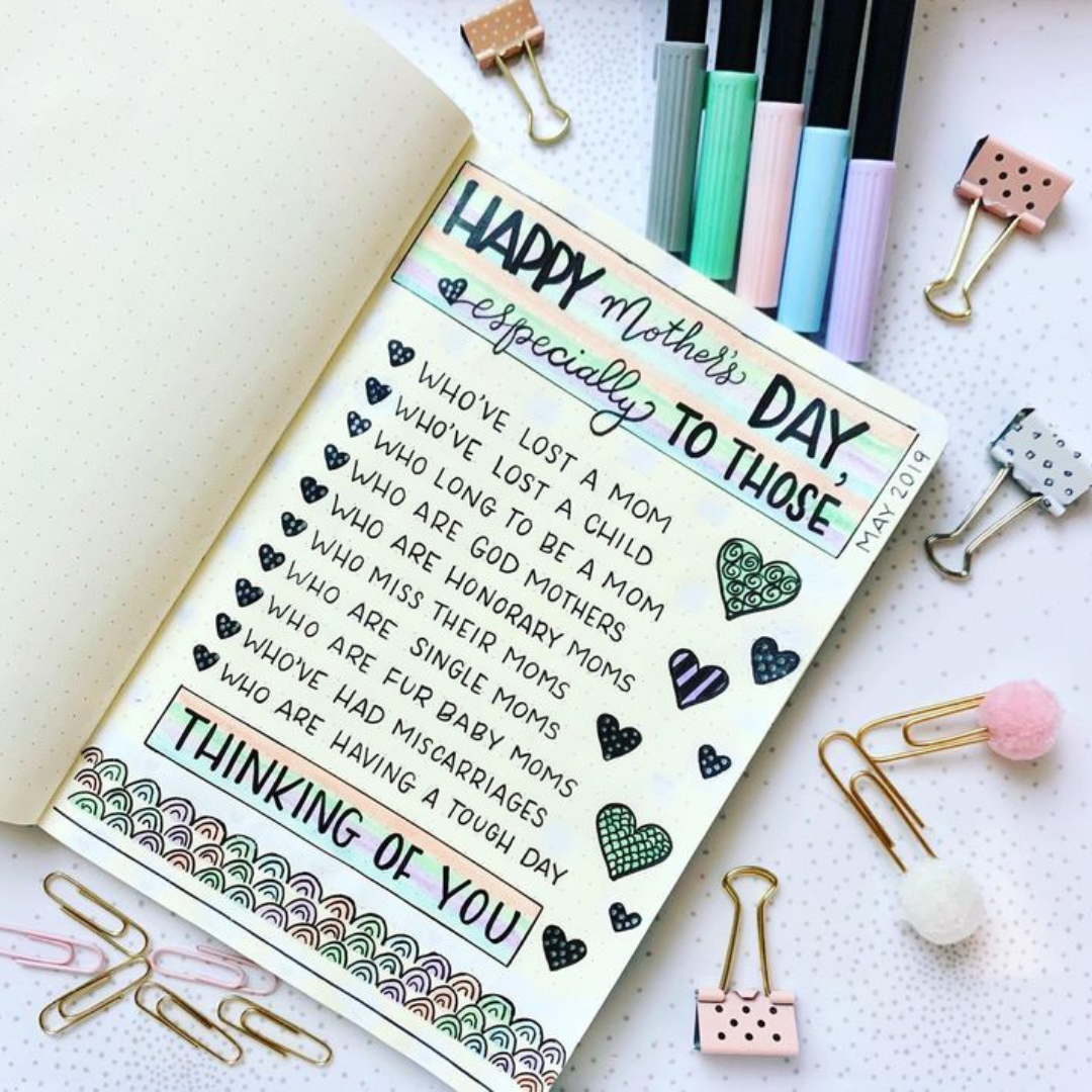 Mother's Day Bujo