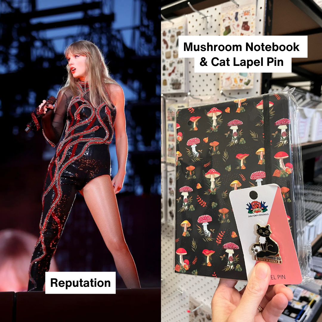 Taylor Swift style stationery from the Era's Tour Looks