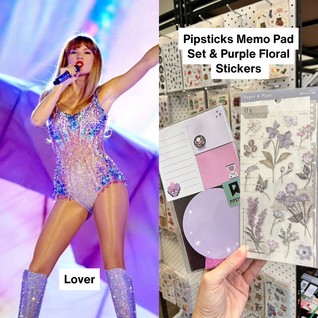 Taylor Swift style stationery from the Era's Tour Looks