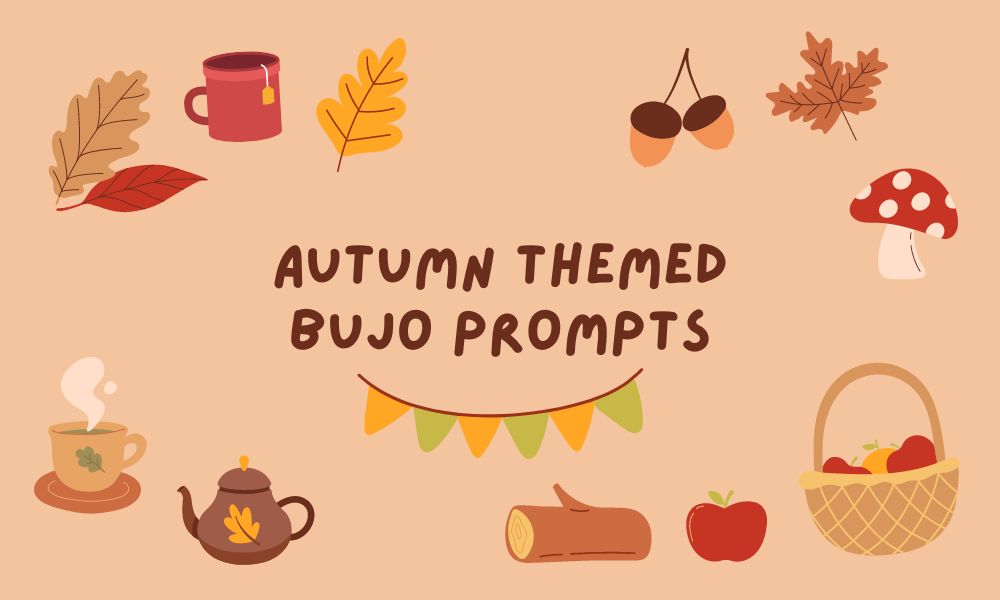 autumn themed bujo prompts