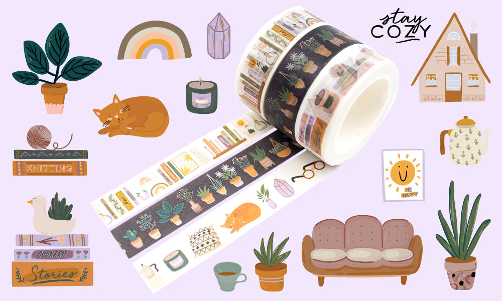 free washi tape WashiGang Cozy at Home