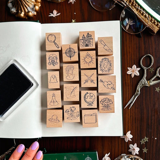 The Quirky Cup Collective Reading Journal Stamp Set