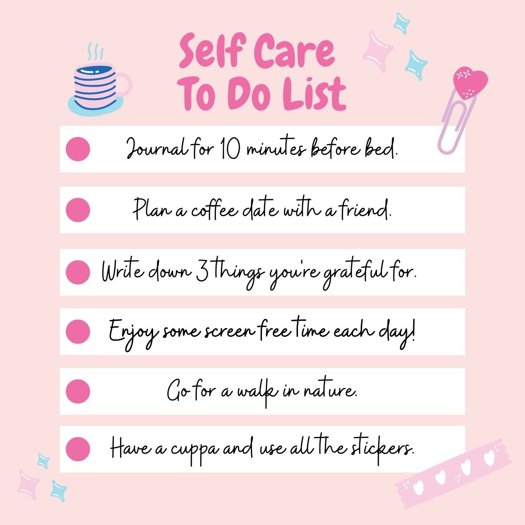 Self Care To Do List