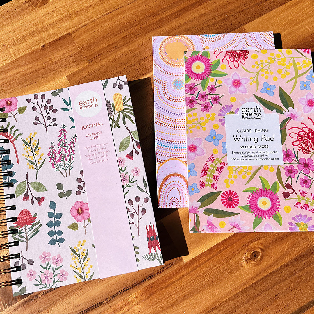 Earth Greetings Notebooks eco friendly stationery