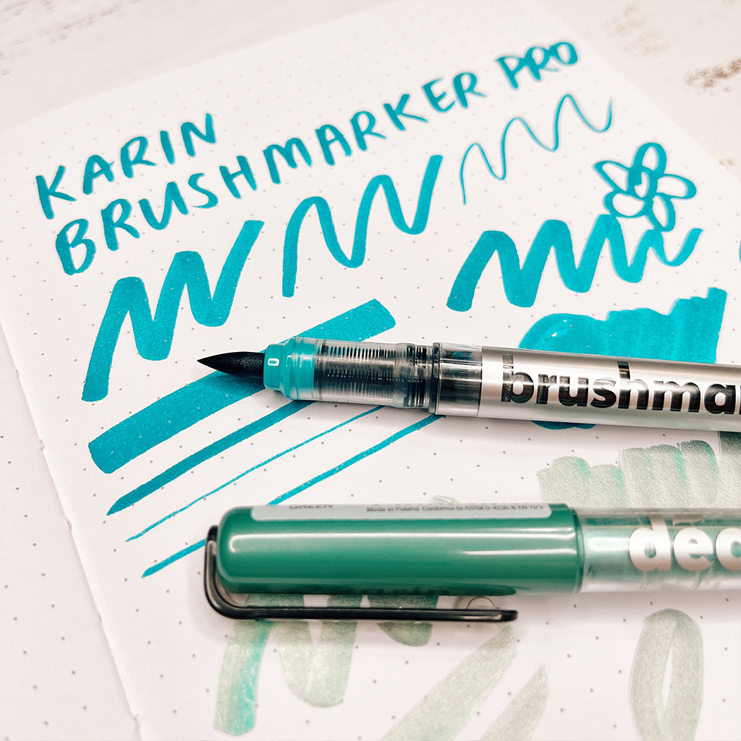 Karin Brushmarker Pro Brush Pen test