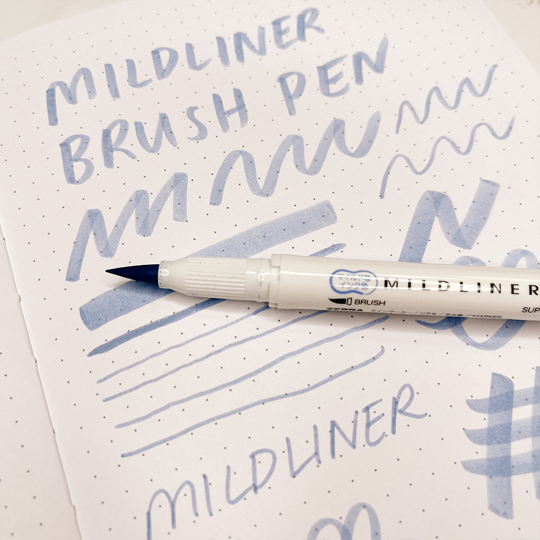 Mildliner Dual Brush Pen test