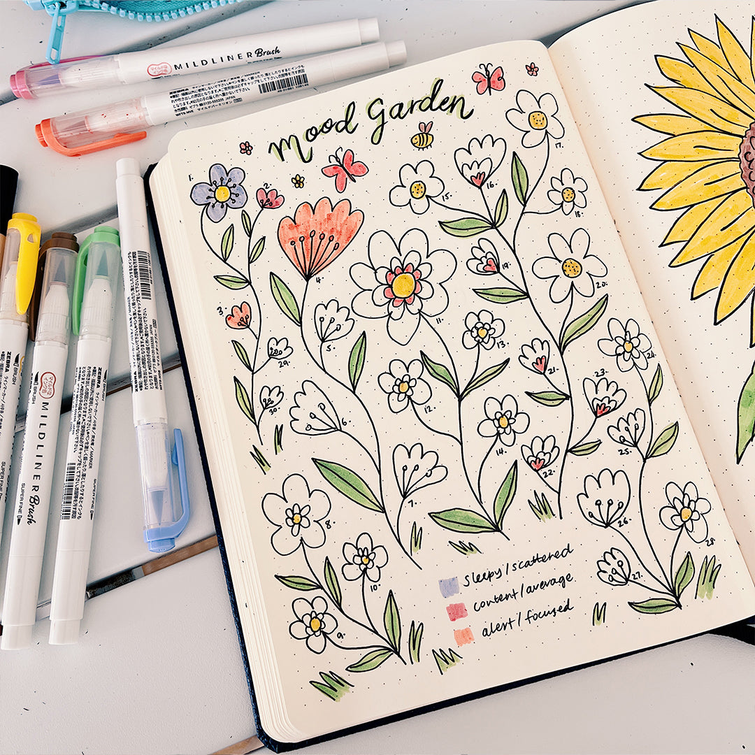 Flower Garden Mood Tracker