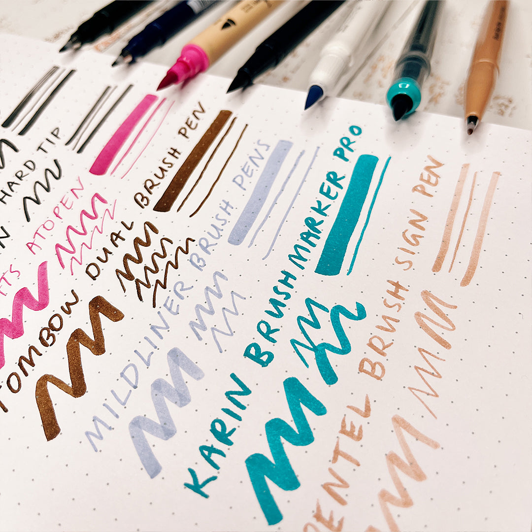 Which Brush Pen Is The Best?! My Favorite Brush Pens for Beginners