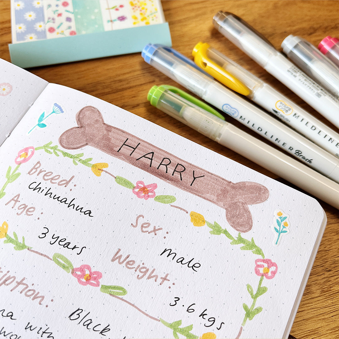 Pet and Dog Bullet Journal Prompts