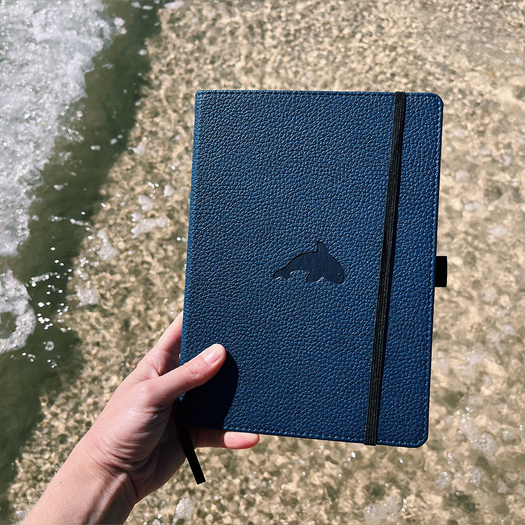 Eco-Friendly Dingbats Blue Whale Journal