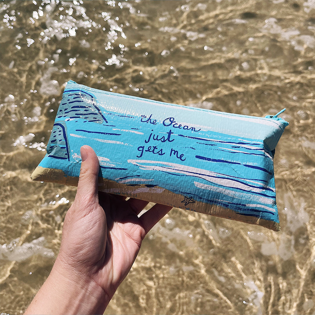 Blue Q recycled pencil case