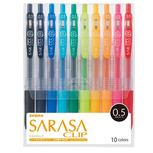 Zebra Sarasa Clip DECOSHINE Metallic Gel Pens 0.5mm