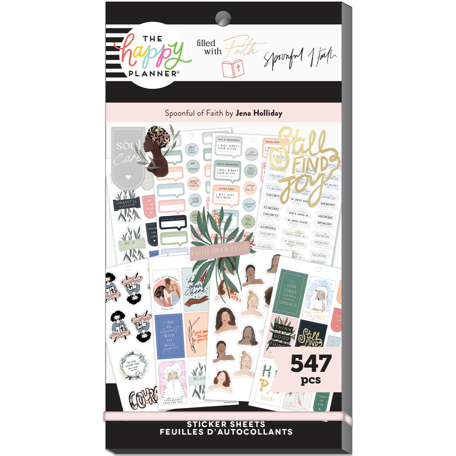 The Happy Planner x Spoonful of Faith Value Pack Stickers Filled with