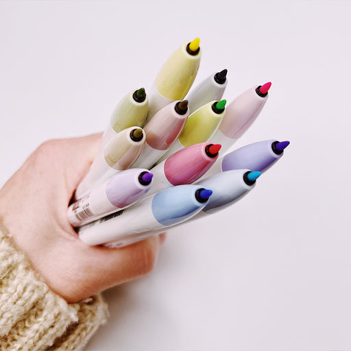 Zebra Clickart Marker Pens (Set of 12) - 4 color palette options