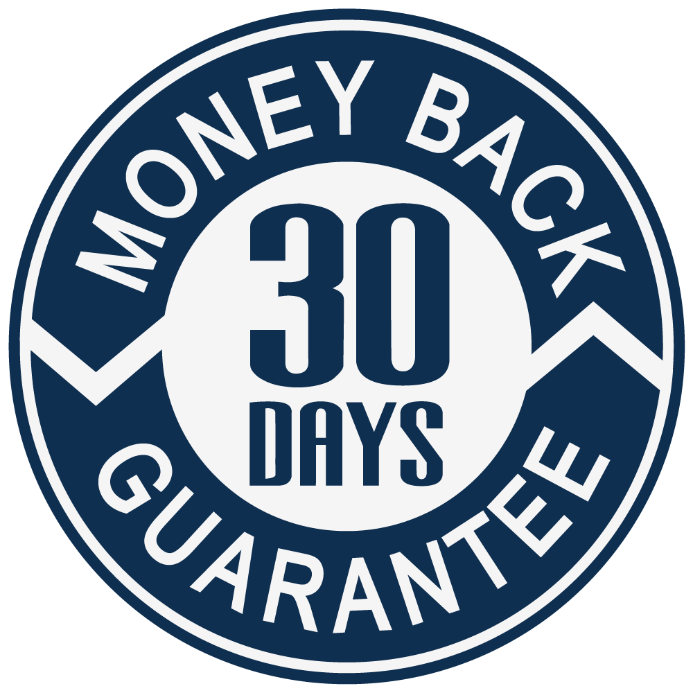 30 days money back guarantee