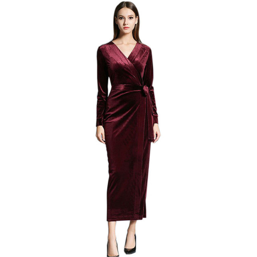 Velvet Dress For Ladies Outlet Online ...