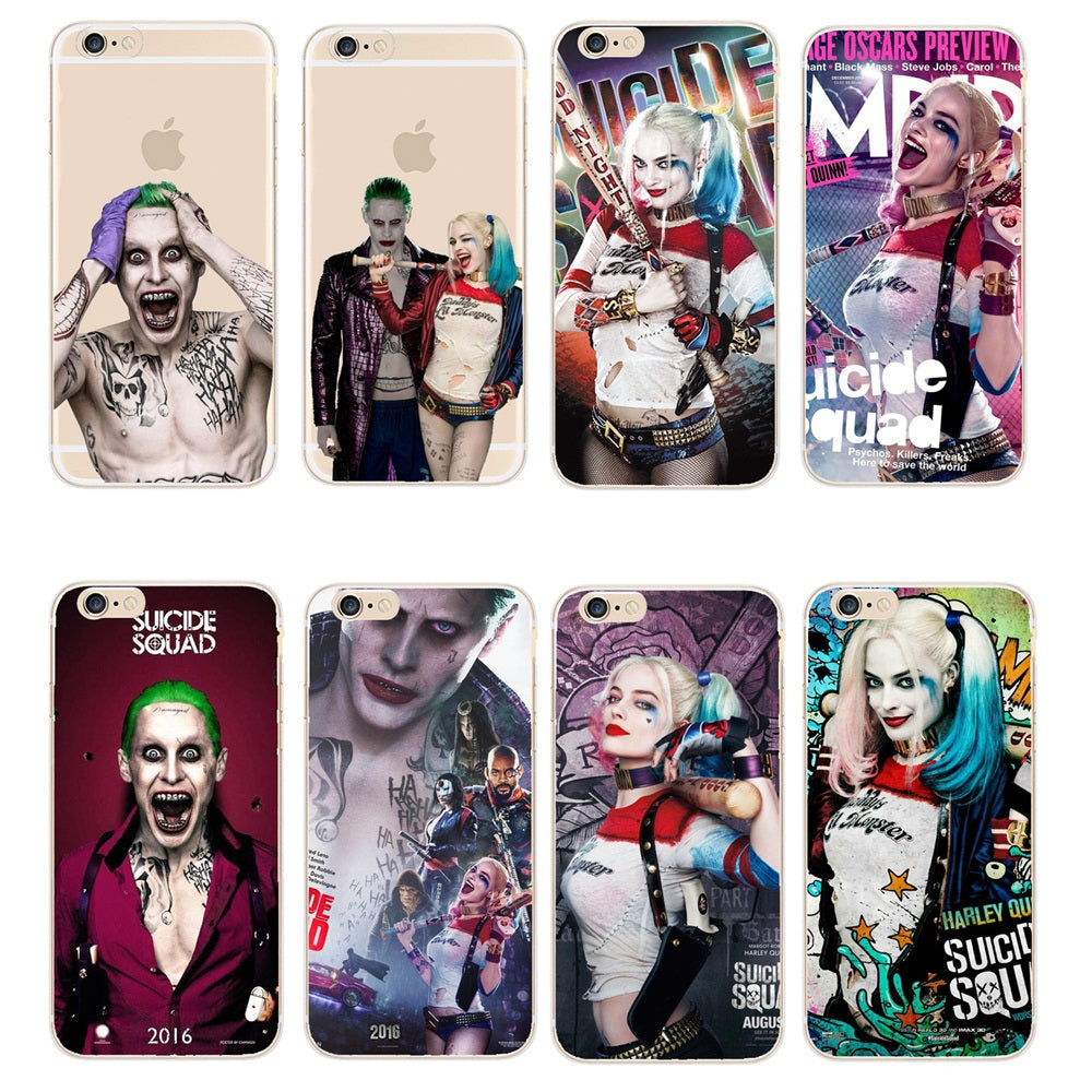 Hotphone Cases Margot Robbie Harley Quinn Suicide Squad Dc Comics Transparent Case For Iphone 5 5s 5c 6 6s 7 Plus Se Fundas