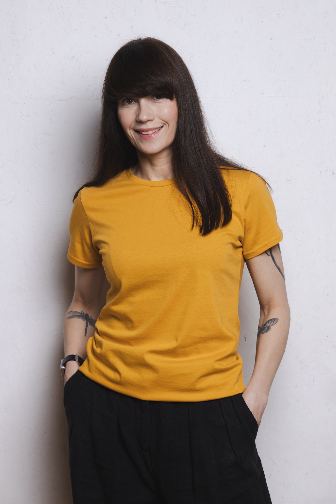 Up-shirt for women | Basic | Yellow – Reet Aus