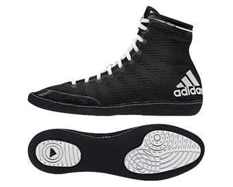 black adidas boxing boots