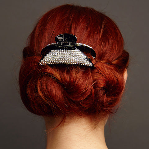 diamante hair claw clip