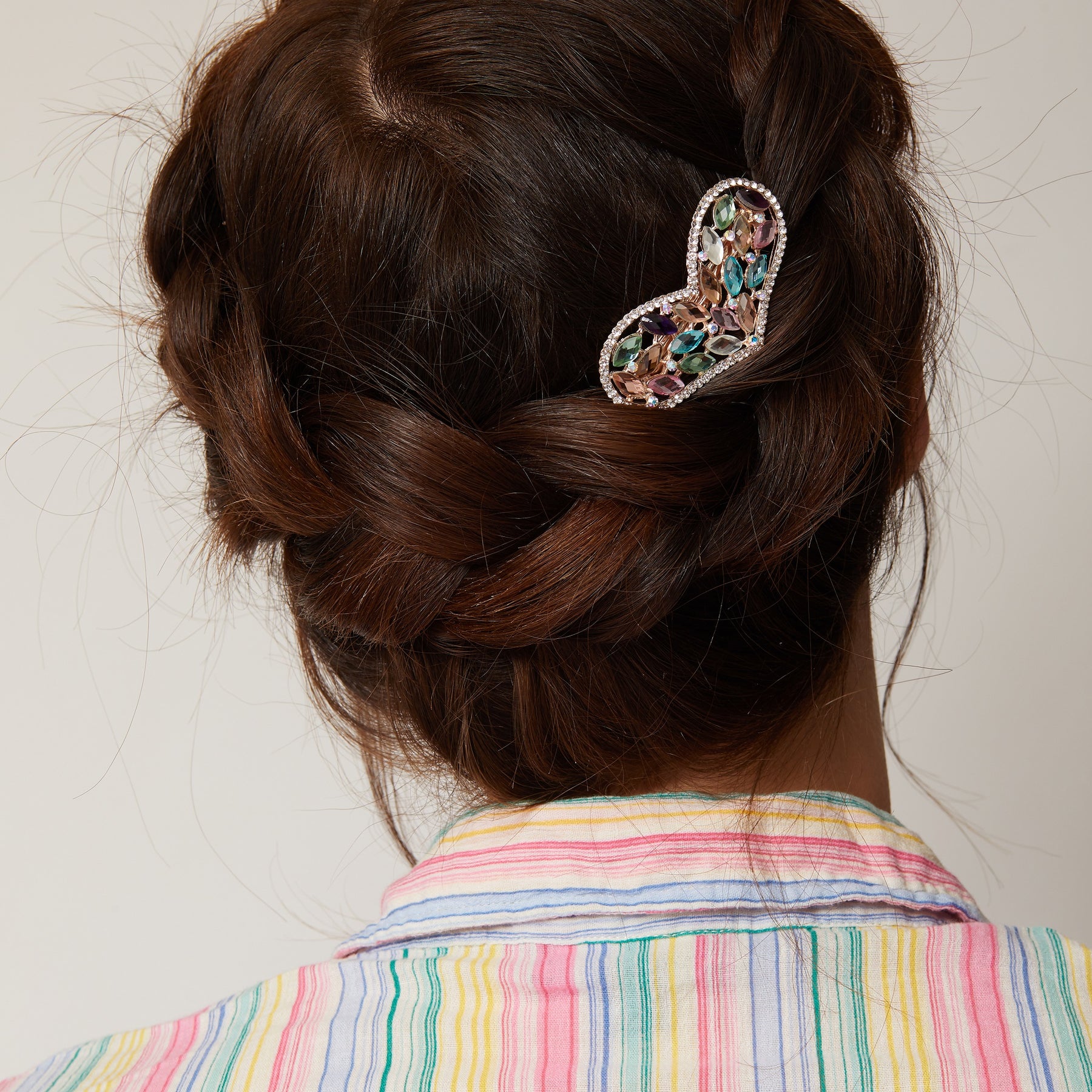 Heart hair clips Wholesale Faux Pearl Metal Heart Hair Clip Set of 3  JR  Fashion Accessories