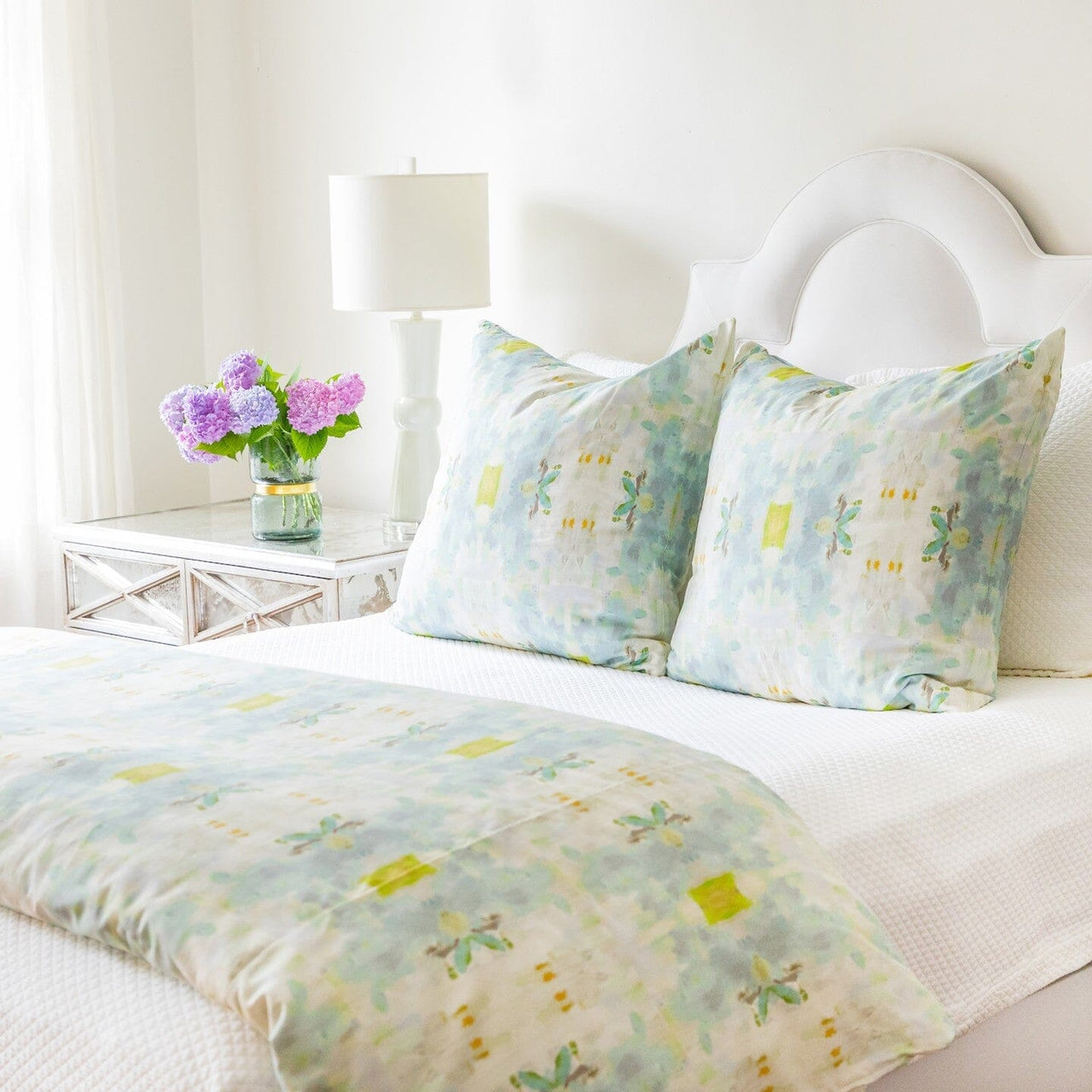 Coral Bay Green Duvet Cover Laura Park