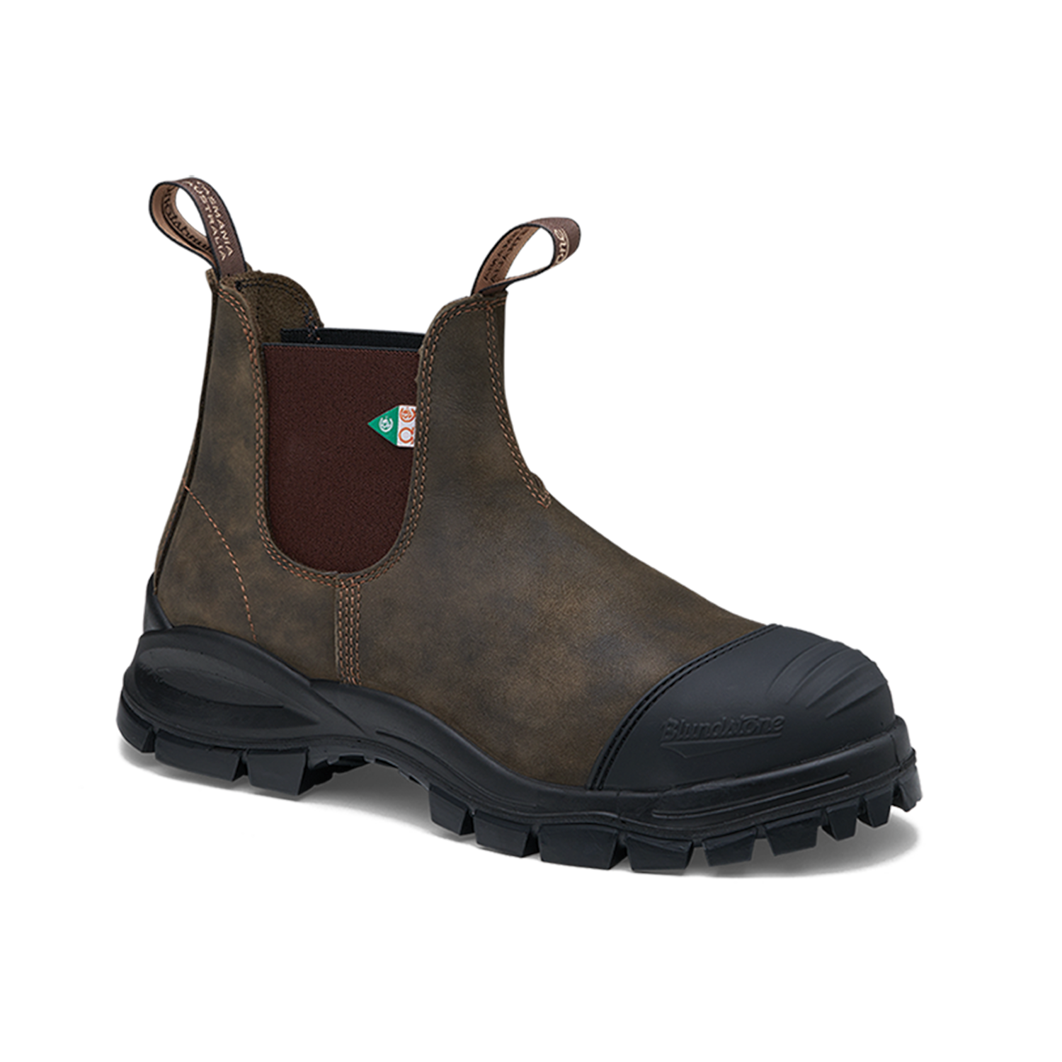 Blundstone 180 Work Safety Boot Waxy Rustic Brown