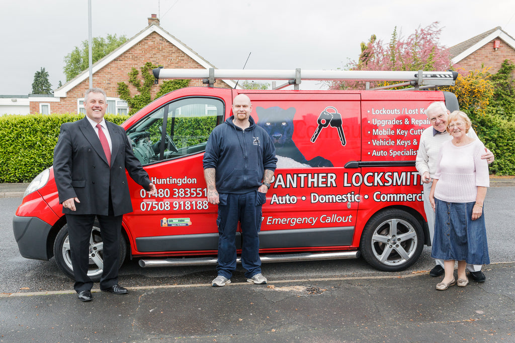 Panther locksmiths upgrade ABS lock winners home security