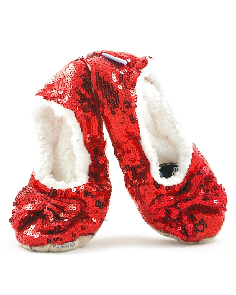 snoozies ruby red slippers