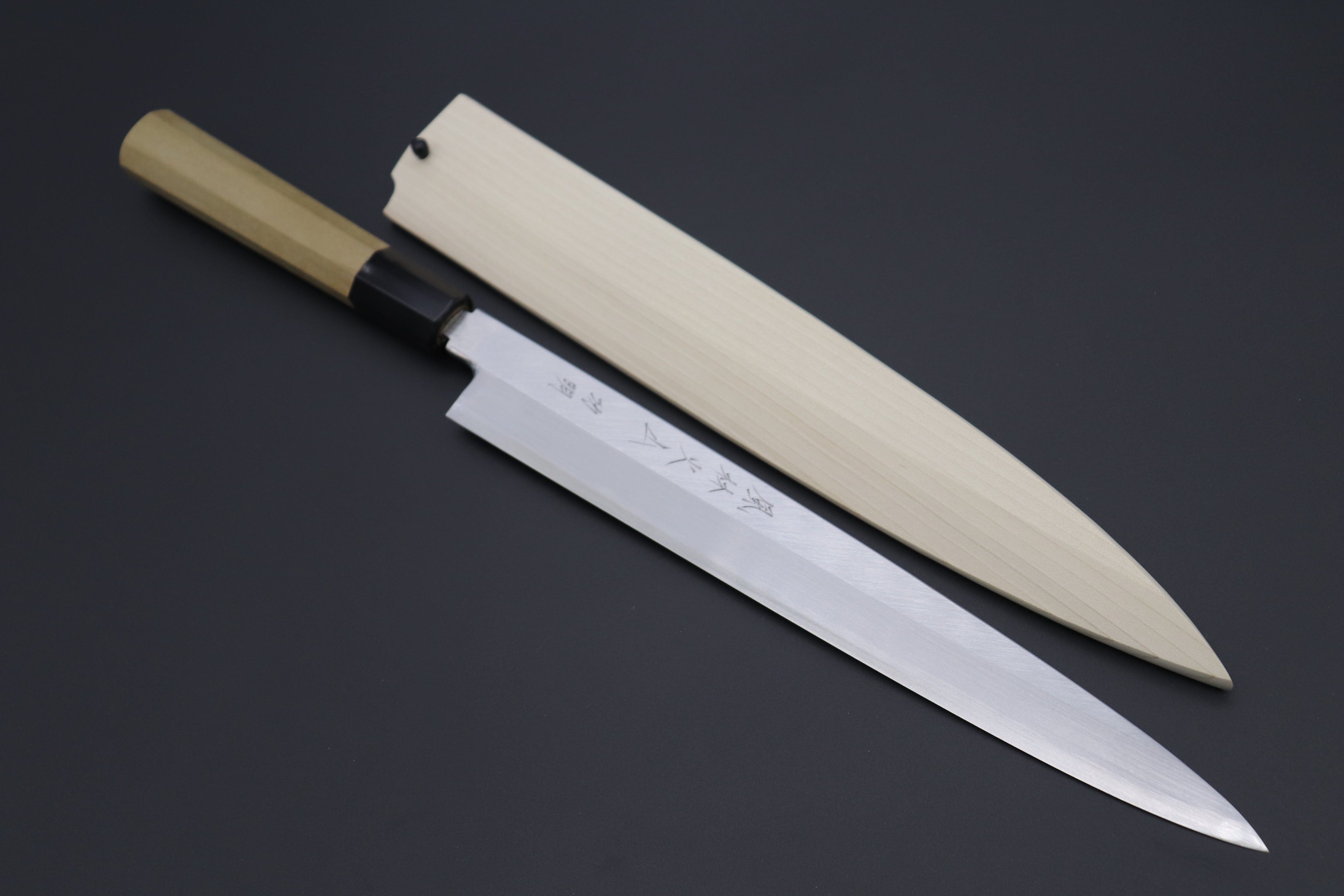 Fu-Rin-Ka-Zan Hon Kasumi Series Blue Steel No.2 Yanagiba (240mm to 300mm, 3 sizes)