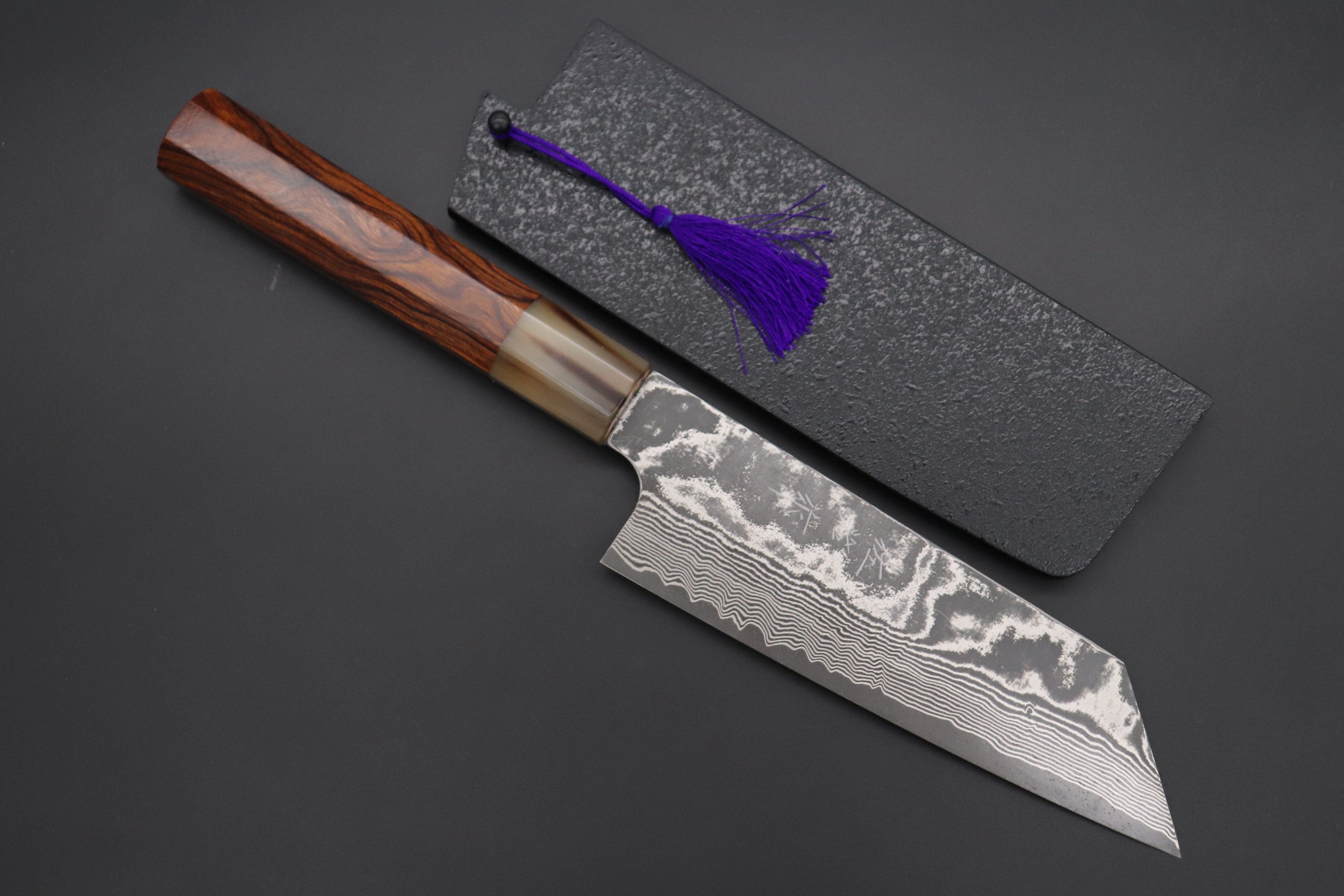 Takeshi Saji SUMMIT ― Limited Edition Custom Series VG-10 Custom Damascus Bunka 165mm (6.4 Inch, STCL-313)