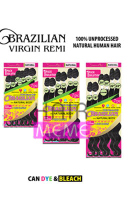 Superline Collection 100 Human Hair Brazilian Virgin Remi Natural