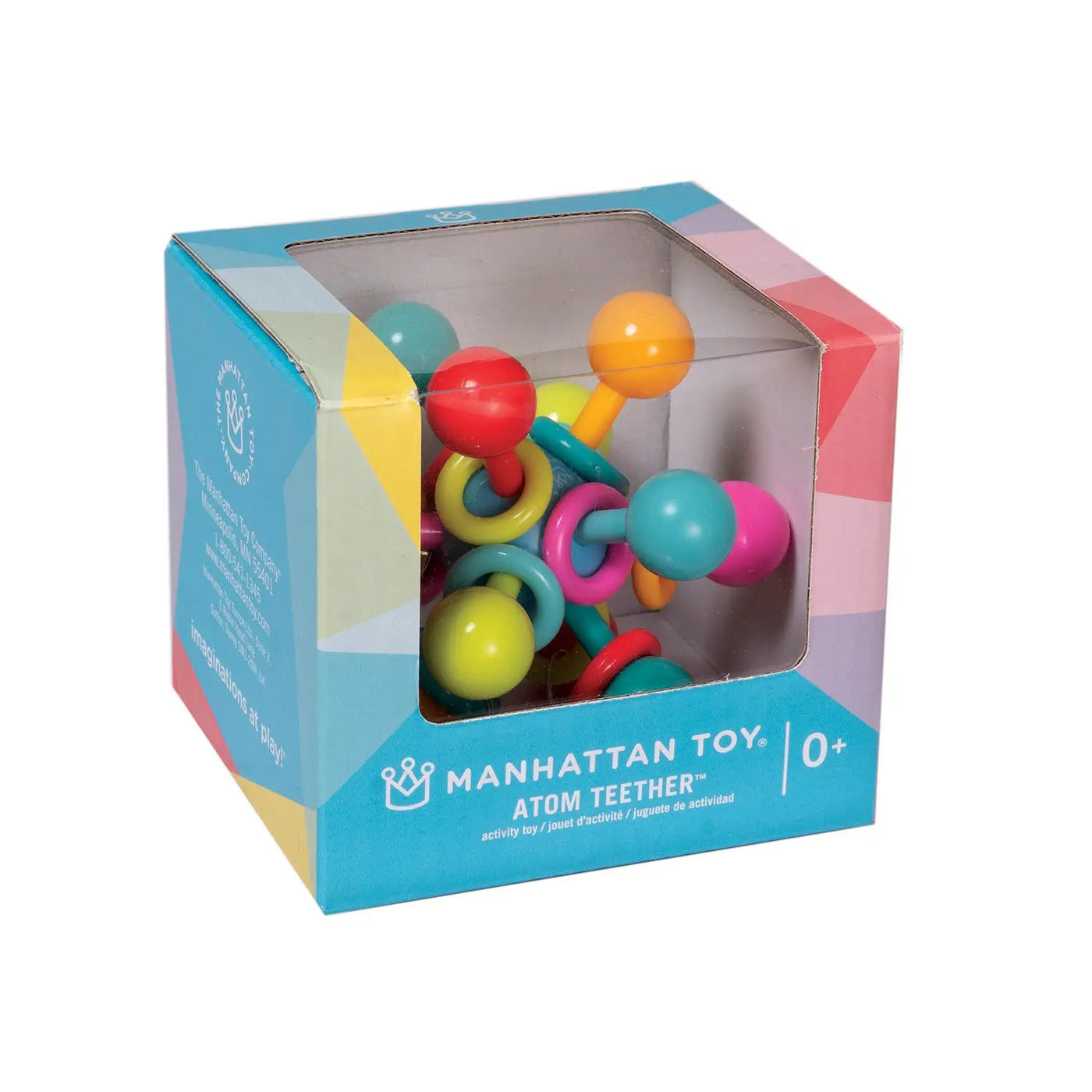 atom teether toy