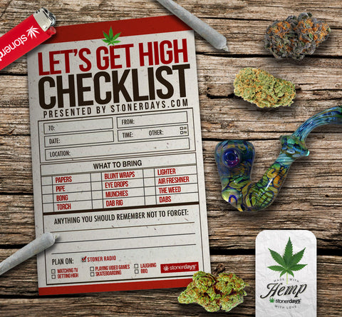 hemp cannabis greeting card