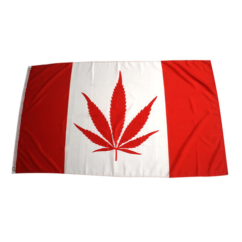 marijuana flag canada leaf