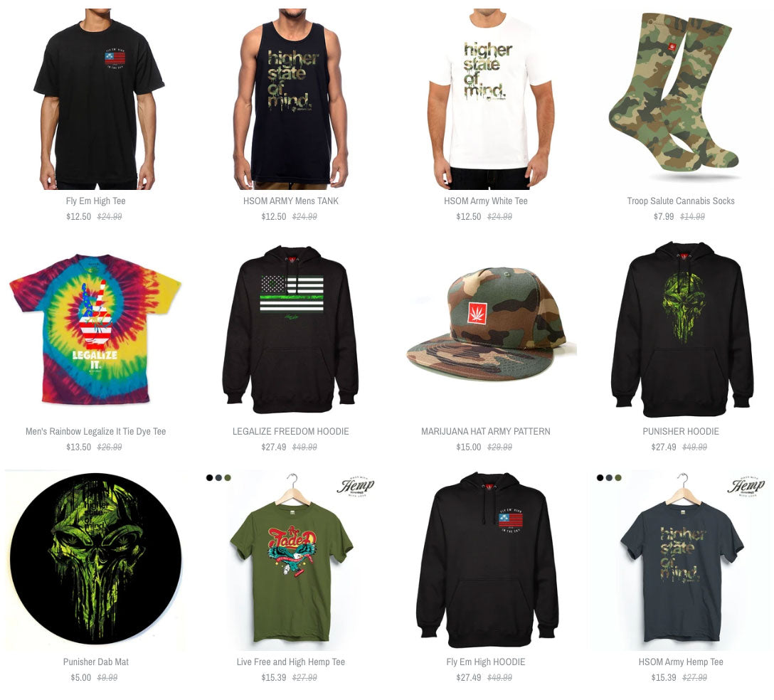 Military Cannabis Clothing: Operation Support The Troops