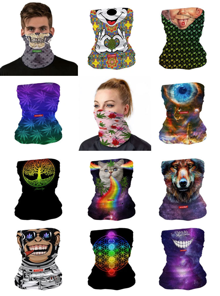 cannabis neck gaiters