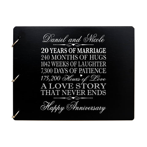 LifeSong Milestones Personalized Anniversary Guestbook/Scrapbook
