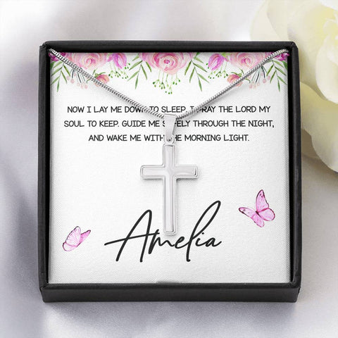 LifeSong Milestones Personalized Cross Necklace