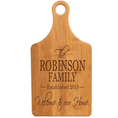 engraved wooden cheese platter board