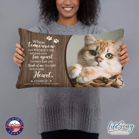 LifeSong Milestones Pet Pillow Cases For Loss Of Loved One