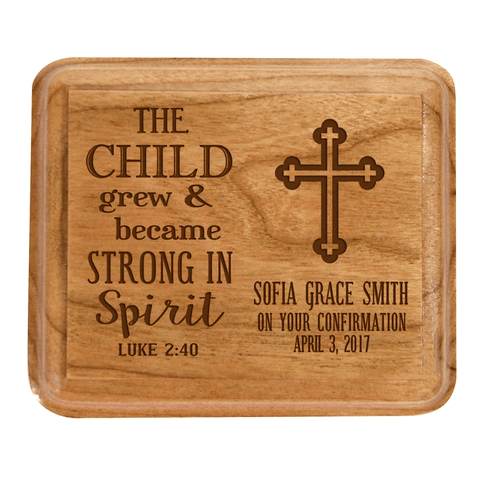 Personalized Baptism Jewelry Box - You Are Fearfully