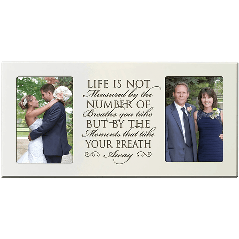 LifeSong Milestones Personalized Parent Wedding 2 Photo Picture Frame Gift Idea "Life"